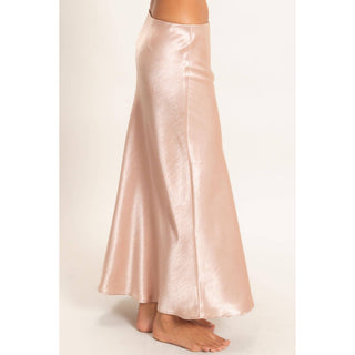 Satin Midi Skirt