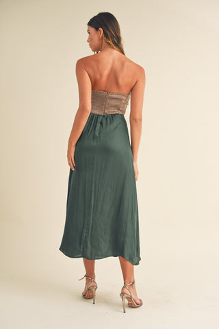 Knotted Midi Dress