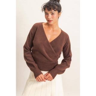 Camille Wrap Sweater