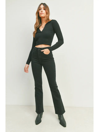 Black Out Flare Jean