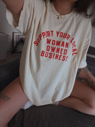 Support Women Business Tee