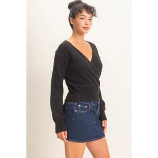 Camille Wrap Sweater