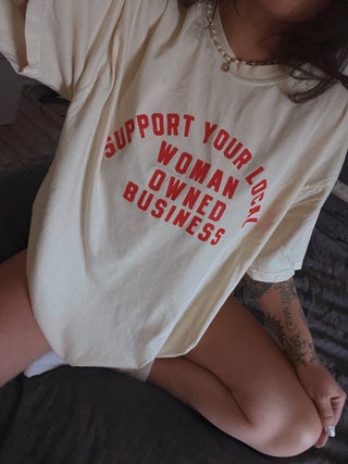 Support Women Business Tee