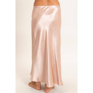 Satin Midi Skirt