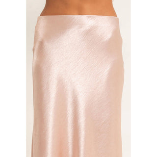 Satin Midi Skirt