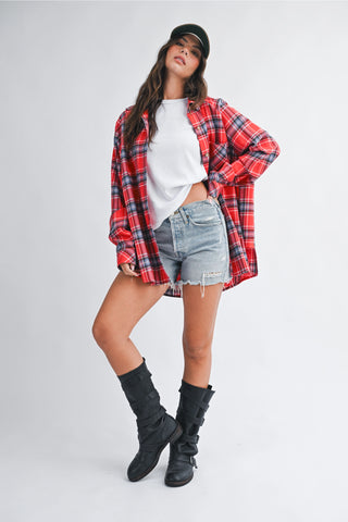 The Hudson Oversized Flannel