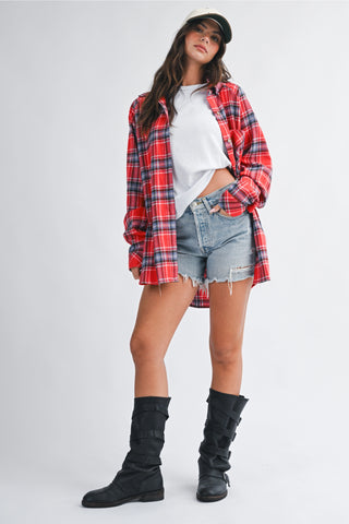 The Hudson Oversized Flannel