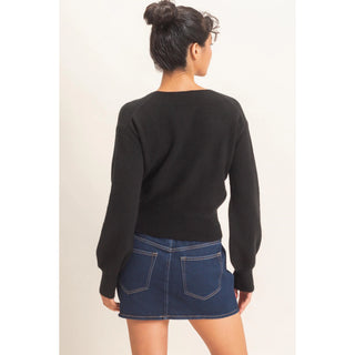 Camille Wrap Sweater