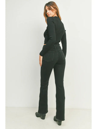 Black Out Flare Jean