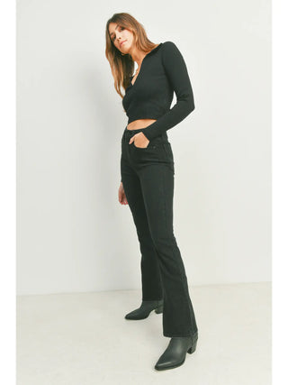 Black Out Flare Jean