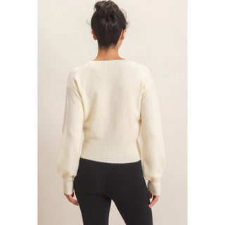 Camille Wrap Sweater
