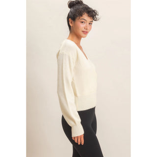 Camille Wrap Sweater